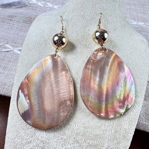 Free People Abalone Shell Earrings